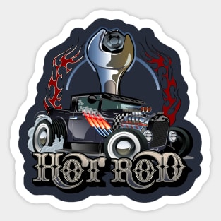 Hot Rod Sticker